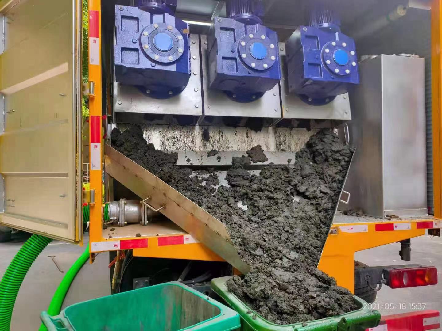 靖安化粪池清掏城市维护站-泥浆净化干湿分离处理